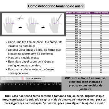 Anel solitário feminino prata 925 - MOMENTOS N2034
